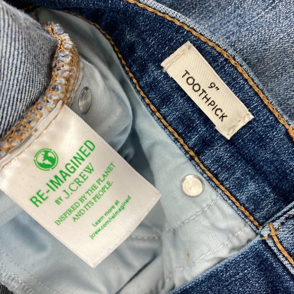 J.Crew | 9" Toothpick Exposed Button Fly Jeans - Picture 5 of 15